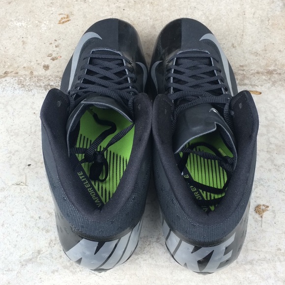 Nike Hyperfuse Vapor Elite Black Cleats size 14 - Picture 4 of 6